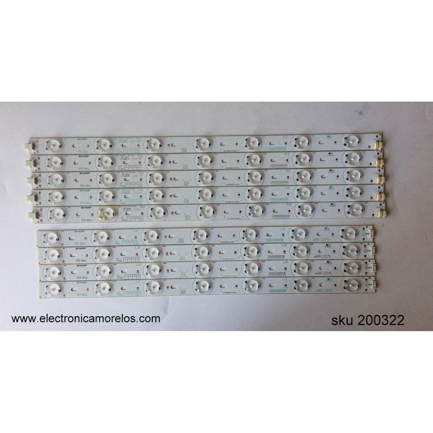 KIT DE LED PARA TV /  96.40S02.002 / C202529WCA038121BB4 / MODELO 40L2200U